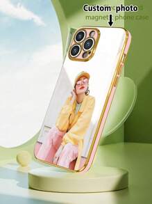 1 Ốp lưng điện thoại chống sốc TPU màu hồng mạ điện 6D có thể tùy chỉnh họa tiết tương thích với Apple/Ốp lưng điện thoại phù hợp/Ốp lưng điện thoại thú vị/Ốp lưng điện thoại Galaxy/Ốp lưng điện thoại Redmi/Ốp lưng OPPO/Ốp lưng điện thoại phù hợp Tương thích với Apple 15 PRO MAX/Apple 14 Pro Max/Galaxy A05/Galaxy A54 5G/Galaxy A52/A52s 5G/Galaxy S21 FE 5G/Galaxy S23 Ultra/Galaxy S24 Ultra 5G/Poco X5 Pro - màu đen - Xem 4