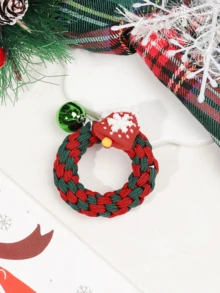 1 PC Hình con nai sừng tấm, cây thông Noel, ông già Noel, người tuyết, chuông, dây buộc tóc dễ thương và đa năng. Thích hợp cho phụ nữ và trẻ em gái trang trí kiểu tóc của họ tại các bữa tiệc lễ hội mùa thu và mùa đông. - Nhiều màu - Xem 11