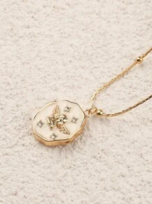 Customized Photo Necklace, Elegant Adjustable Hug Angel Necklace Jewelry In Gift Box, Ideal Gift For Birthday, Christmas, Valentine's Day And Mother's Day