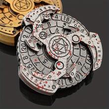 1PC 7 In 1 Rotating Dice, Cool RPG Role Playing Desktop Game Dice, Party Games, Drinking Games, Family Games, Rotating Digital Gear Design, Fun Dice Toys - Multicolor - View 8