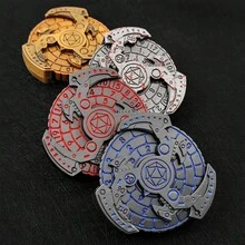 1PC 7 In 1 Rotating Dice, Cool RPG Role Playing Desktop Game Dice, Party Games, Drinking Games, Family Games, Rotating Digital Gear Design, Fun Dice Toys - Multicolor - View 4