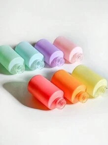 30ml 平肩玻璃，马卡龙色精油瓶，滴管瓶空可再填充磨砂精华精油瓶带玻璃吸管用于化妆品、旅行容器、便携且节省空间、日常携带、户外旅行、家庭使用﻿ - 彩色 - 查看 3