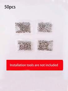 1/50/100pcs Set With Buckle And Installation Tools, For Invisible Snap Buttons, Hidden Snap Buttons For Clothing, Multi-Purpose Fastener Buckles - Multicolor - View 13