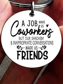 1 件不锈钢钥匙扣作为公司同事或老板的退休礼物，适合批发 - 彩色 - 查看 5