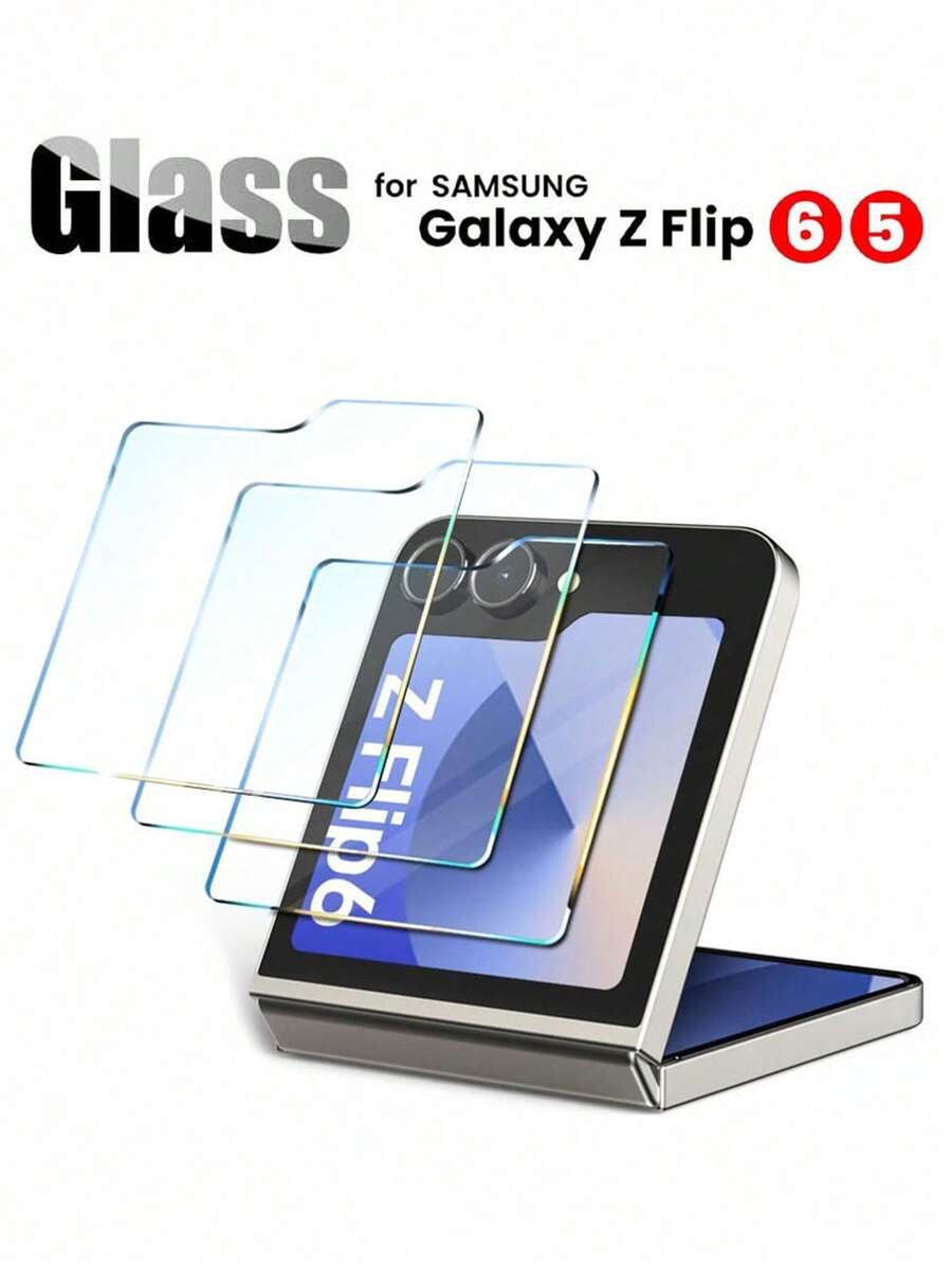 3 Packs Front Screen Protector Compatible With Samsung Galaxy Z Flip 6