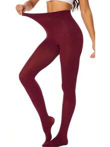 1 quần bó nhung co giãn nhiều màu cho nữ, quần legging nhung cổ điển để mặc thường ngày vào mùa thu đông - Nhiều màu - Xem 12