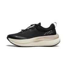 LI-NING SOFT GO MAX Women's Reflective High Rebound Sports Casual Shoes AGLU046 - Black - View 1