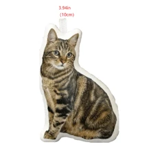 Customized Pet Photo Pillow - Cat And Dog Exclusive Plush Toy, Ideal Birthday Or Commemorative Gift, Thanksgiving Gift, Double Sided Customization Available Christmas Gifts