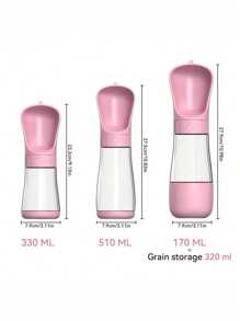 1pc, Portable Dog Water Bottle And Bowl Dispenser - Pet Supplies Dog Water Bottle Outdoor Water Feeding Tumbler To Keep Your Pets Hydrated On The Go Outdoor Water Cup Drinker Water Bottle Camping