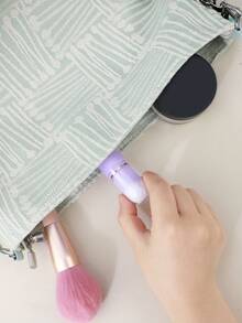 1支装单支旅行化妆刷，伸缩迷你胶囊刷，方便携带散粉腮红化妆刷。 - 彩色 - 查看 8