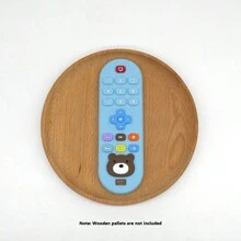 Bneseus 1 件新生儿遥控硅胶出牙玩具，婴儿牙齿护理咀嚼玩具，适合 6-24 个月男婴和女婴的圣诞礼物 - 遙控9 - 查看 7