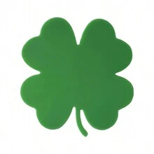 1个硅胶四叶草杯垫，防水耐热杯垫，家用防烫餐具垫 - 彩色 - 查看 4