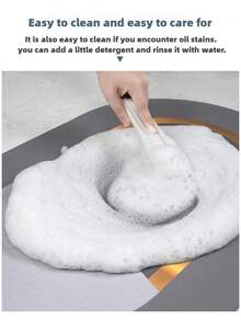 1 Piece Of Kitchen Countertop Protection Mat, Absorbent And Easy-To-Dry, Non-Slip And Heat-Resistant Desk Protection Mat, Multi-Purpose Placemat, Christmas And New Year Holiday Kitchen Mat - Multicolor - View 9