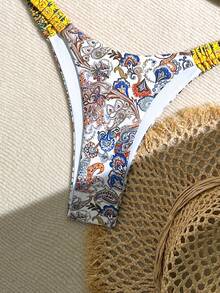 Bikinx 双色拼接简约女士比基尼夏季 - 彩色 - 查看 4