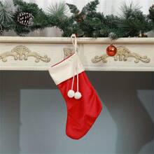 Christmas Stocking Xmas Socks Gifts Bags For Family Holiday Season Decor Tree Decorations Hanging Ornament Fireplace Party Supplies 14"