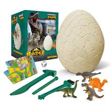 2024 New Dinosaur Eggs Dig Kit Toys, Dinosaur Eggs Excavation Kits, Christmas Birthday Gift, Easter Party Favor Toy, Break Open Dinosaur Eggs And Discover Cute Dinosaurs - Multicolor - View 11