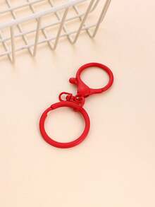 3 件彩色彩绘龙虾扣，8 字形钥匙扣，DIY 工艺配件挂扣钥匙圈，颜色随机 - 彩色 - 查看 9