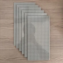 6pcs16*32规格经典底板，兼容各大积木品牌，用于场景房间装饰布置和DIY积木玩具房间装饰，节日礼物（颜色随机），蓝色建筑，彩色积木， - 彩色 - 查看 23