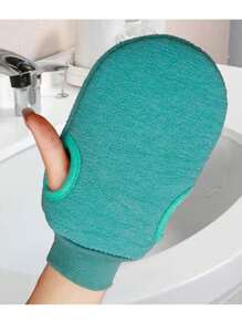 1pc, Double-Sided Exfoliating Shower Glove, Men's And Women's Bath Scrubbing Towel, Body Cleansing Exfoliating Gloves, Body Washing Brush, Exfoliating Gloves, Shower Accessories - Multicolor - View 15