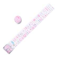 1 rolo de fita adesiva decorativa para scrapbooking com grafite fofo, série "Tenho algo para te contar", adequada para presentes, escritório, casa, marcação, etiquetagem, sala de aula, brinquedos de entretenimento, diários de estudantes, enfeites faça você mesmo, material escolar, volta às aulas