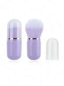 1支装单支旅行化妆刷，伸缩迷你胶囊刷，方便携带散粉腮红化妆刷。 - 彩色 - 查看 13