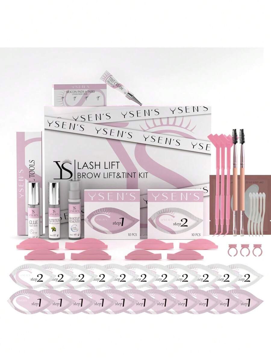 Eyelash Lift Kit, Brow Lamination And Tint Kit (Black), Eyebrow Lift