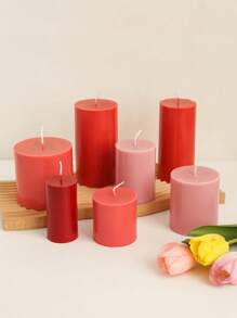Classic European Cylinder Candle Mold Flat Top Column Pillar Mold DIY Cylindrical Plastic Acrylic Mould Scented Candle Making For Wedding Xmas Home Decoration Craft Gift - Multicolor - View 11