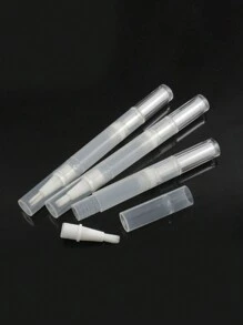Bút xoay trong suốt 3ml, bút đựng dầu dưỡng móng rỗng kèm đầu cọ, ống đựng son bóng mỹ phẩm và dung dịch dưỡng dài mi - Trong sáng - Xem 4