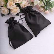 60 Pcs 6x9" SATIN FAVOR BAGS Wedding Party Reception Gift Favors WHOLESALE Bulk - 白色 - 查看 11