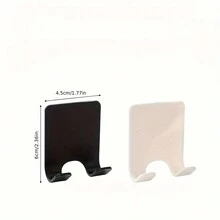 5 件免钻剃须刀架 - 剃须刀和剃须刀壁挂收纳架，适用于浴室收纳，易于使用 - 彩色 - 查看 9