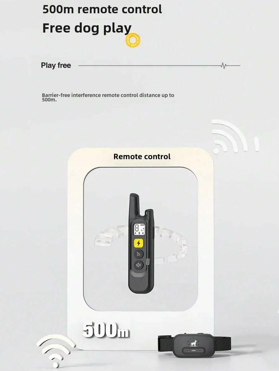 New Smart Remote Control Dog Training Collar, Shock Collar For Large