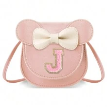 Toddler Girls' Wallet, Cute Bow Wallet/Crossbody Bag/Shoulder Bag, Personalized Glitter Coin Purse, Birthday/Christmas Gift For 1-8 Years Old Girls