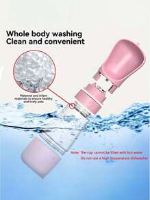 1pc, Portable Dog Water Bottle And Bowl Dispenser - Pet Supplies Dog Water Bottle Outdoor Water Feeding Tumbler To Keep Your Pets Hydrated On The Go Outdoor Water Cup Drinker Water Bottle Camping