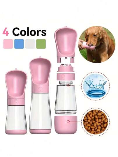 1pc, Portable Dog Water Bottle And Bowl Dispenser - Pet Supplies Dog Water Bottle Outdoor Water Feeding Tumbler To Keep Your Pets Hydrated On The Go Outdoor Water Cup Drinker Water Bottle Camping