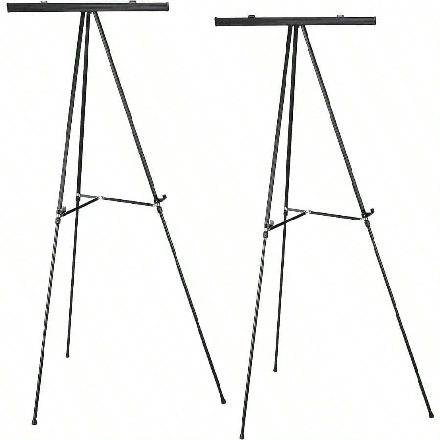 Aluminum FlipChart Presentation Easel Stand 2Pack With Telescoping