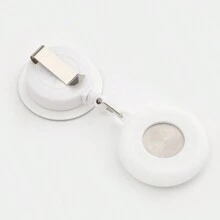 1 件彩虹心形设计护士手表，带大表盘、拉环可调节表带、新奇护士/医生怀表