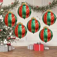 8 件/套圣诞装饰形铝箔气球和糖果设计气球，圣诞派对装饰，圣诞节 - 彩色 - 查看 10