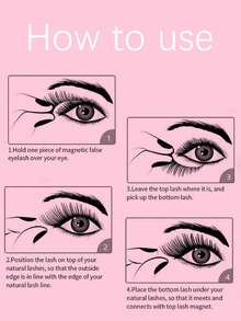 10 对自然交叉假睫毛 2-12 毫米，适合休闲、工作装、约会 - 交叉款 - 查看 10