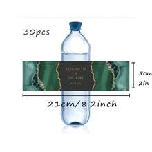 30 Pcs Custom Water Bottle Labels Stickers Self Adhesive Candy Wrap Bridal Shower Decor Personalized Text,Christmas,Wedding Essentials,Festive Calendar ,Bachelorette Party Favors, Personalized Wedding Favors - Multicolor - View 18