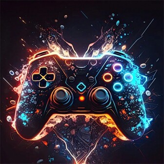 1 件钻石艺术绘画套件，游戏手柄 5D 钻石艺术套件全钻石艺术绘画套件适合成人初学者，DIY 钻石艺术绘画套件非常适合家居墙面装饰礼物