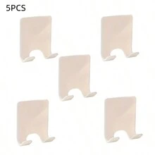 5 件免钻剃须刀架 - 剃须刀和剃须刀壁挂收纳架，适用于浴室收纳，易于使用 - 彩色 - 查看 13