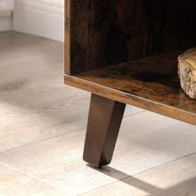 VASAGLE TV Stand With 2 Doors, TV Stand With Adjustable Shelves, Length 140 Cm, For 65 Inch TVs, Living Room, Dining Room, Bedroom, Rustic Brown - Brown - View 4