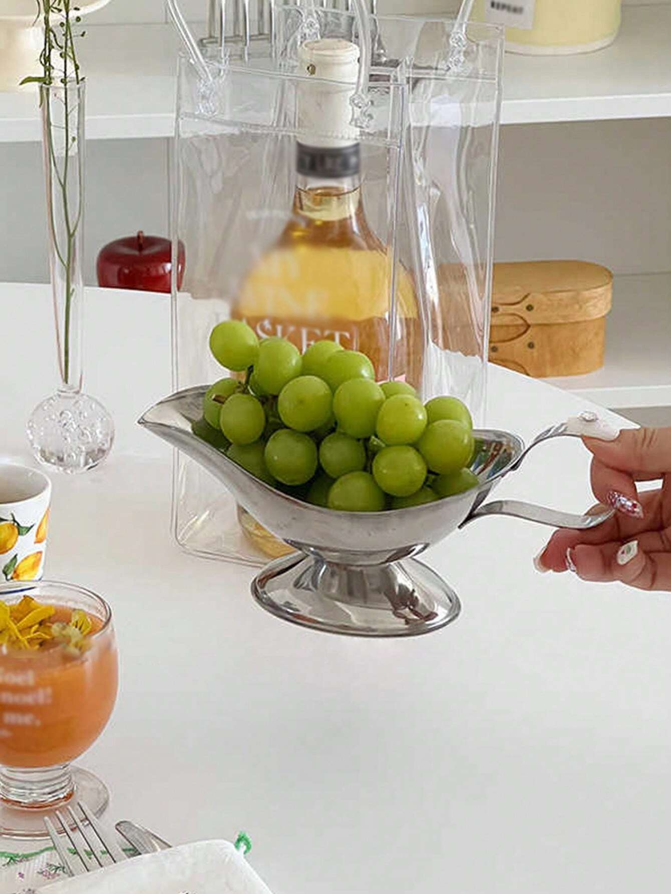 GMMG 6 Ciotoline Per Salsa In Acciaio Inossidabile 304 Con Coperchi In Silicone - 70 Ml - Contenitori Per Condimenti, Staghi, Impilabili - Per Picnic, Viaggi, Scuola