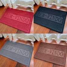 Welcome Mat Entrance Door Mat Non-Stick Rubberized Polyester Hallway Home Decoration - Màu xanh lam - Xem 3