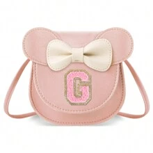 Toddler Girls' Wallet, Cute Bow Wallet/Crossbody Bag/Shoulder Bag, Personalized Glitter Coin Purse, Birthday/Christmas Gift For 1-8 Years Old Girls