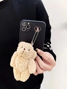 1pc Metallic Heart Shape Clasp, Suitable For DIY Phone Case Lanyard Accessories, In Gold And Silver Colors