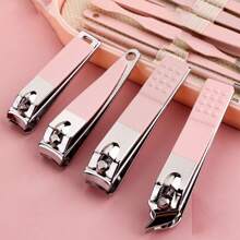 便携式指甲刀套装装饰指甲指甲刀工具宿舍指甲刀铲套装、袋子、收纳、收纳 - 彩色 - 查看 5