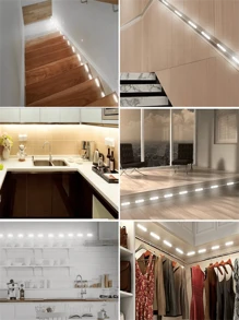 1 Pc USB Powered Dimmable LED Makeup Mirror Light, 6/42 LED Touch Sensitive White Light Strip, Long Press To Dim, Suitable For Dressing Tables, Bathrooms, Wardrobes, Cabinets (Mirror Not Included) - USB - View 6