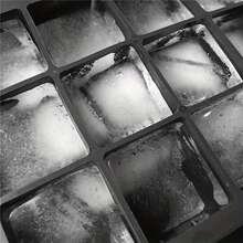 1/2 chiếc khay làm đá viên silicon 15 ô, silicon mềm, chống đóng băng, dễ vệ sinh, khuôn làm đá - Nhiều màu - Xem 4