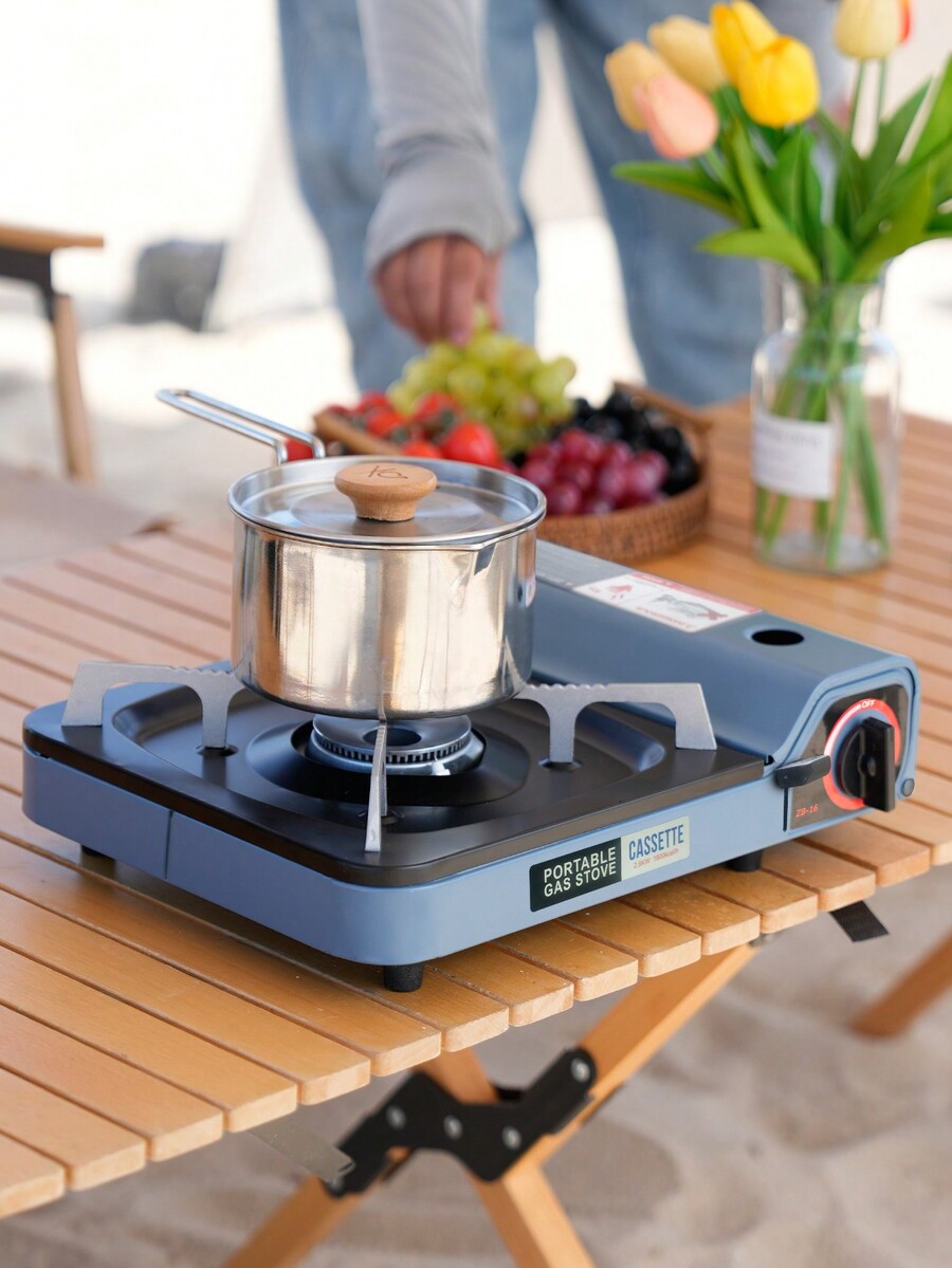 Portable Outdoor Gas Stove With Upgraded OneKey ShutOff Technology